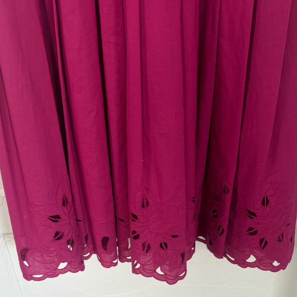 Jones Wear Sleeveless Fuchsia Midi Dress - Picture 7 of 10